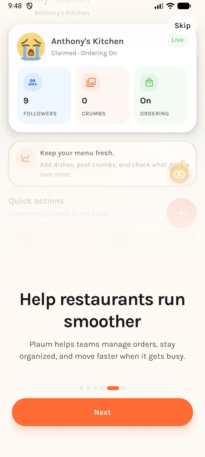 Slide 5 — Help restaurants run smoother