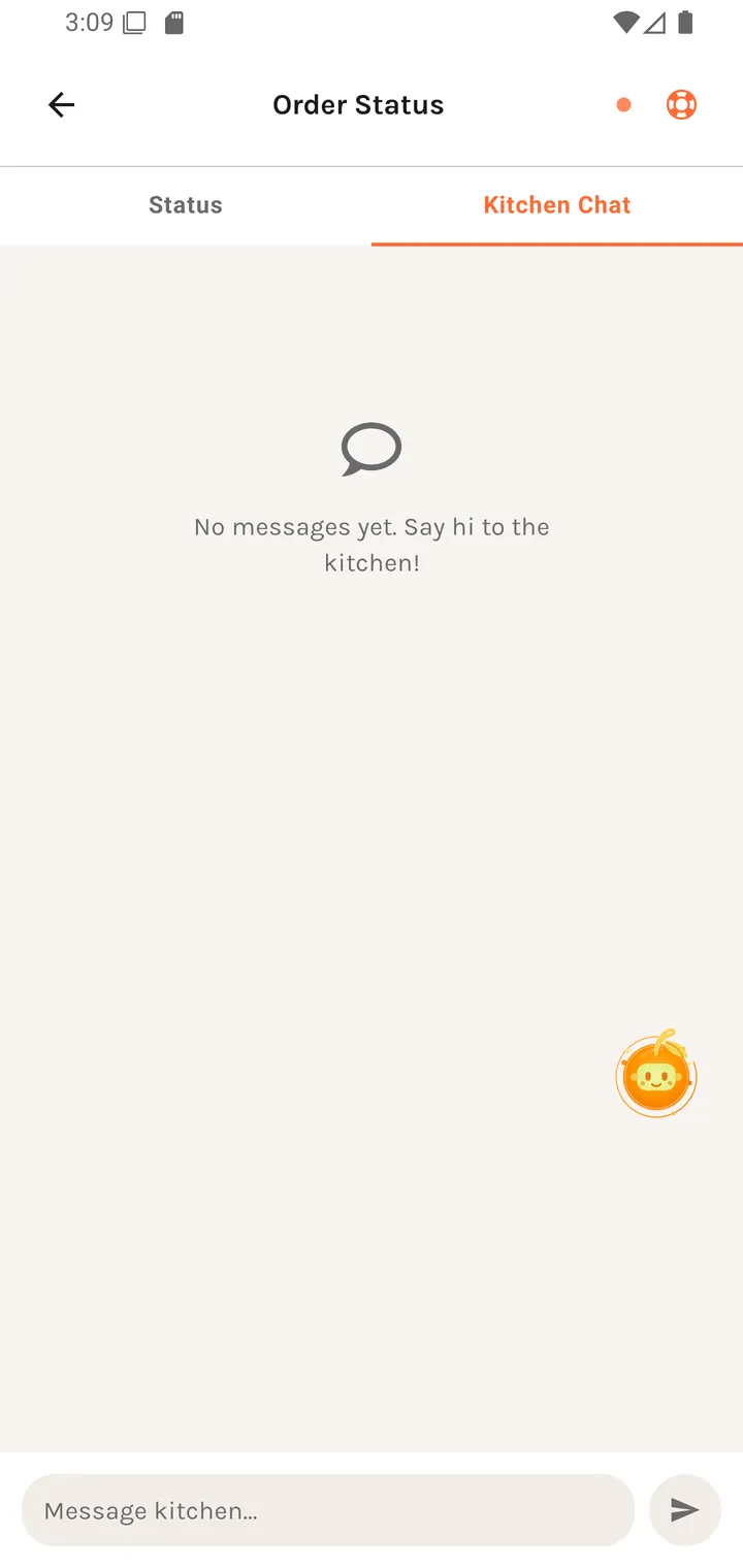 The Kitchen Chat tab