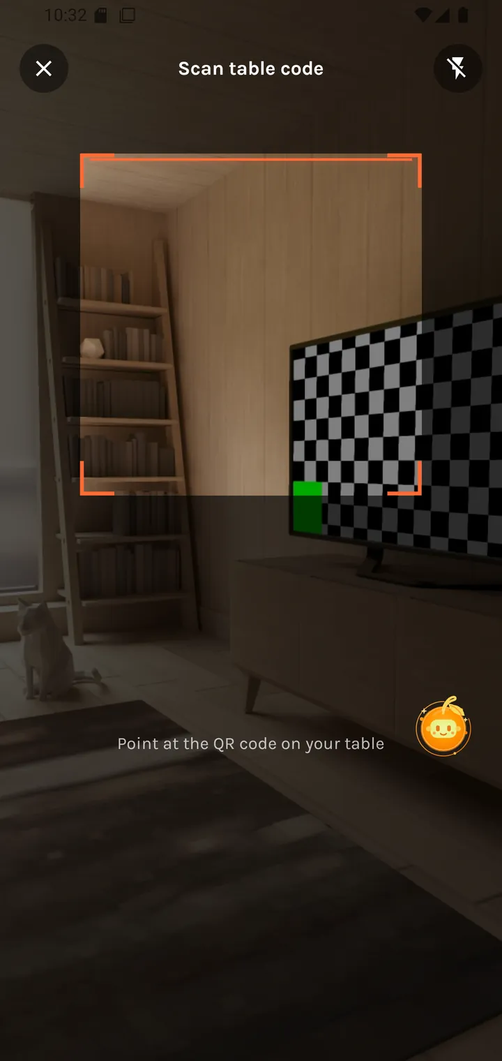 The QR scanner