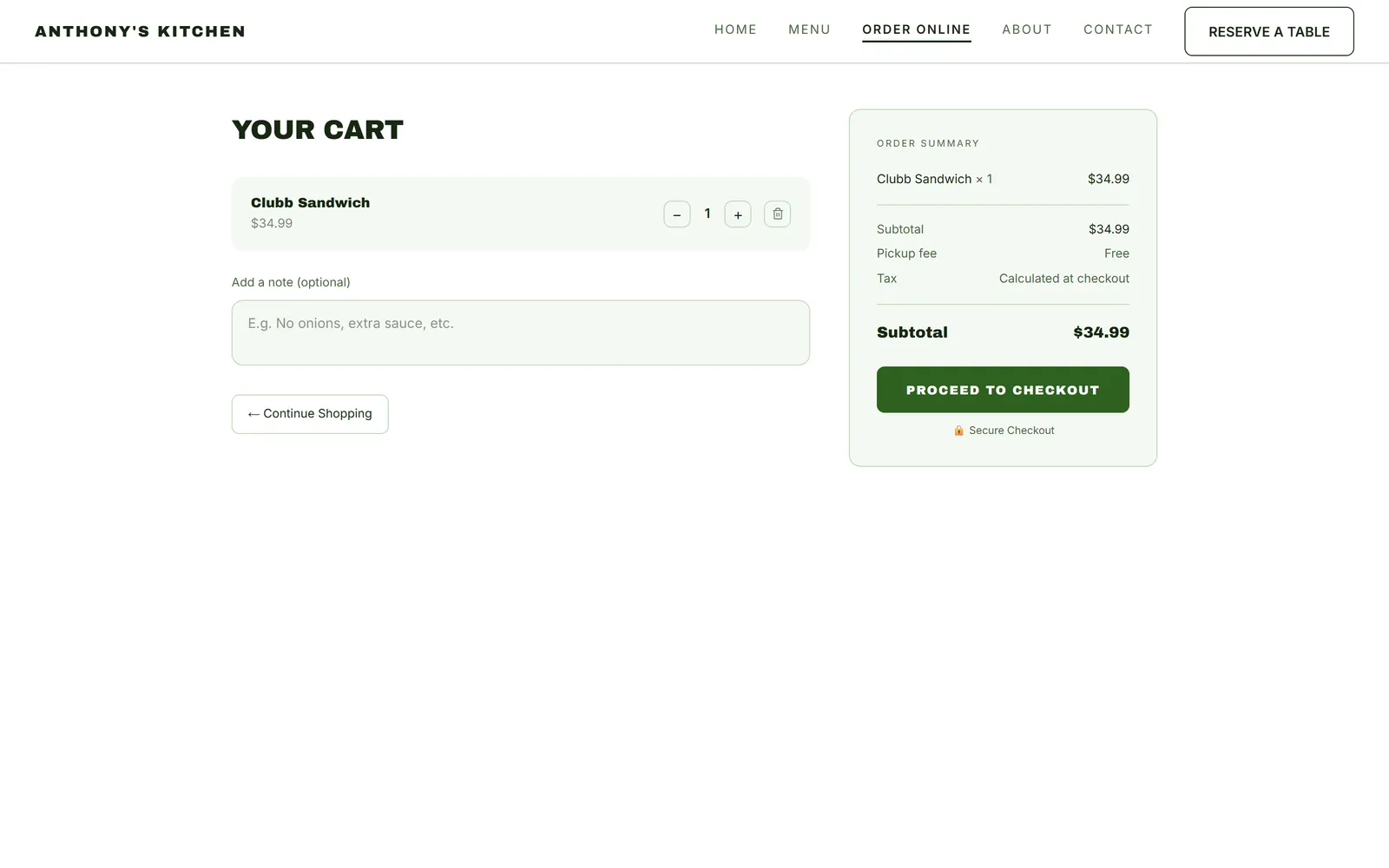 The cart